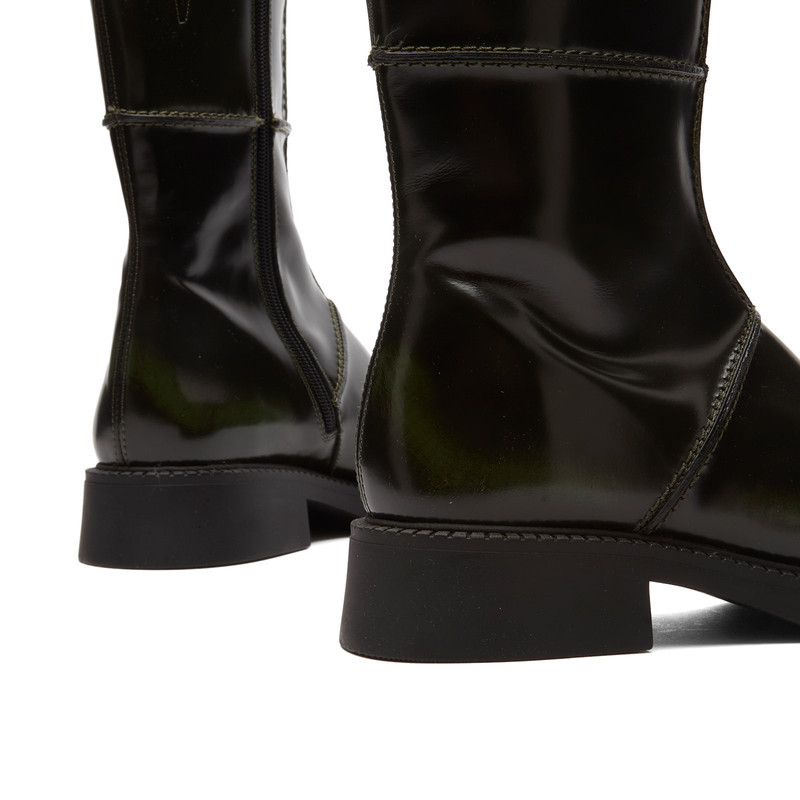 Miista Dahlia Khaki Black Ankle Boots 3