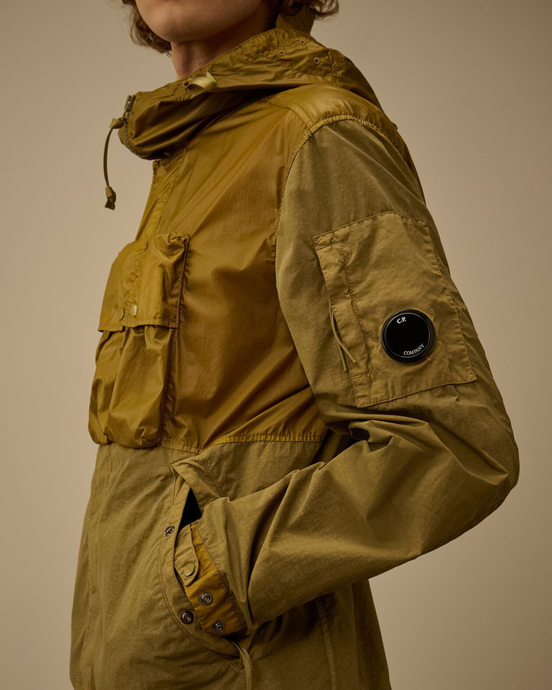 Flatt Nylon Mixed Hooded Lens Jacket 5