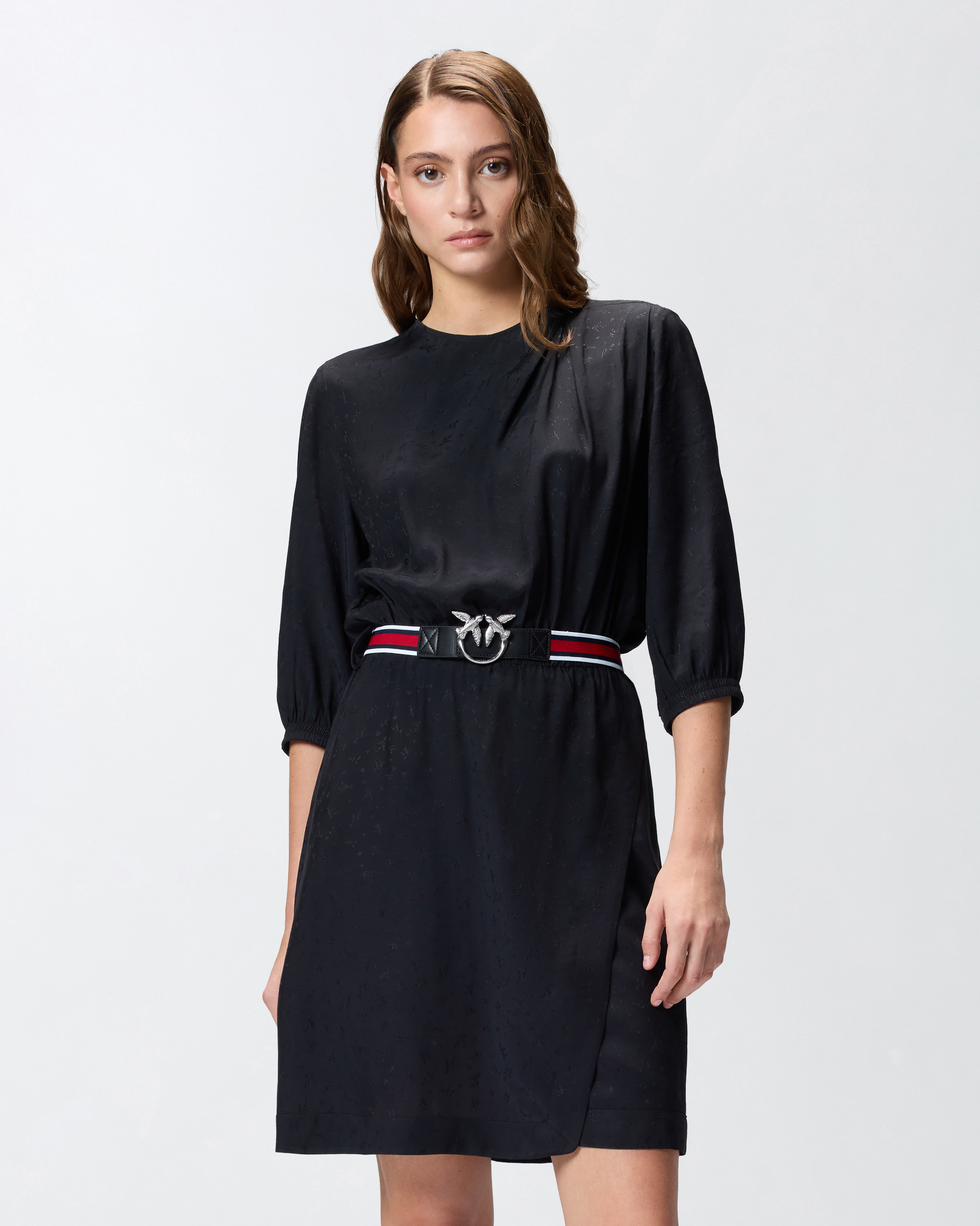 VISCOSE JACQUARD DRESS - 2