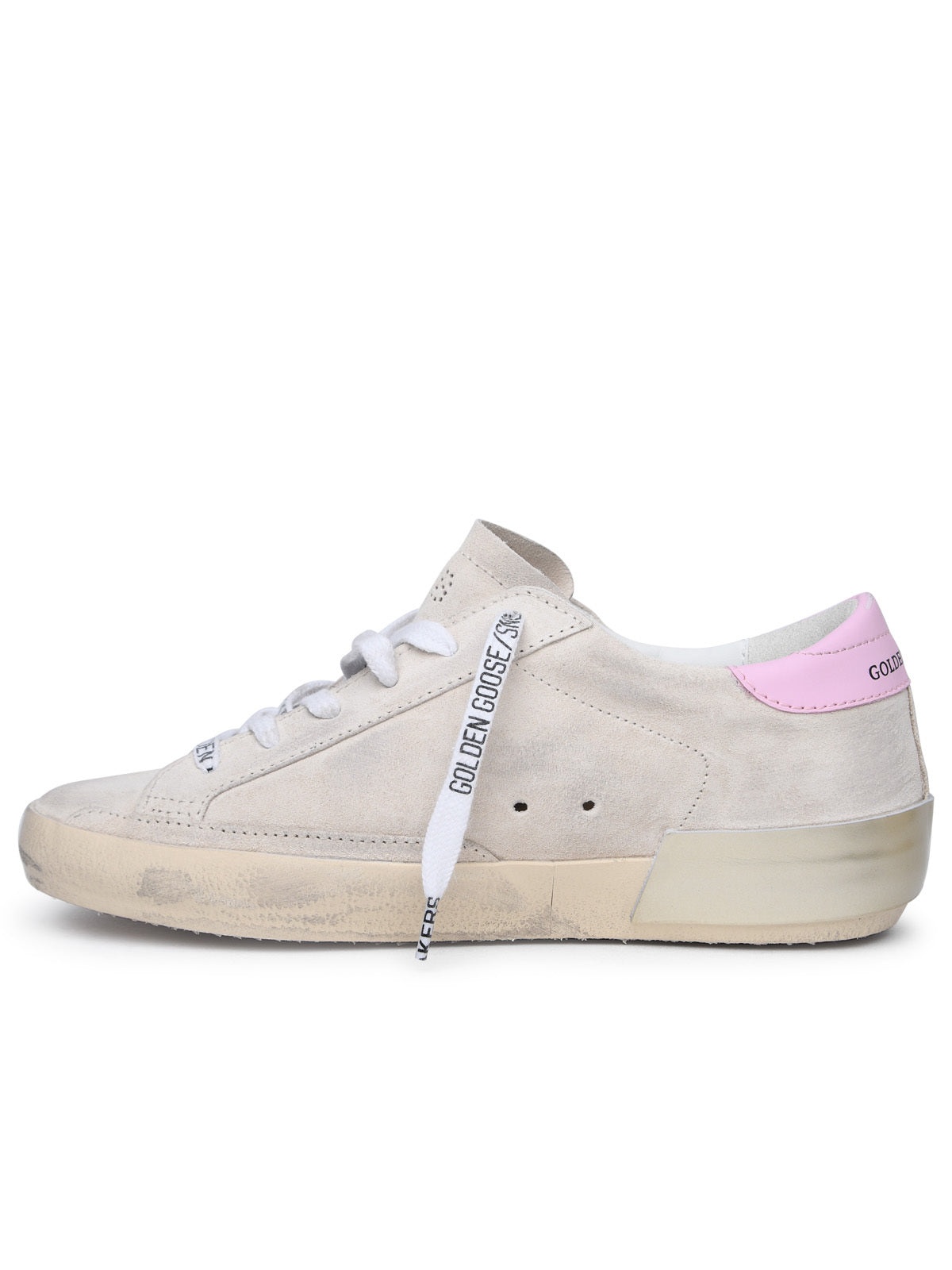 Golden Goose Woman Golden Goose 'Super-Star Classic' Cream Leather Sneakers - 3