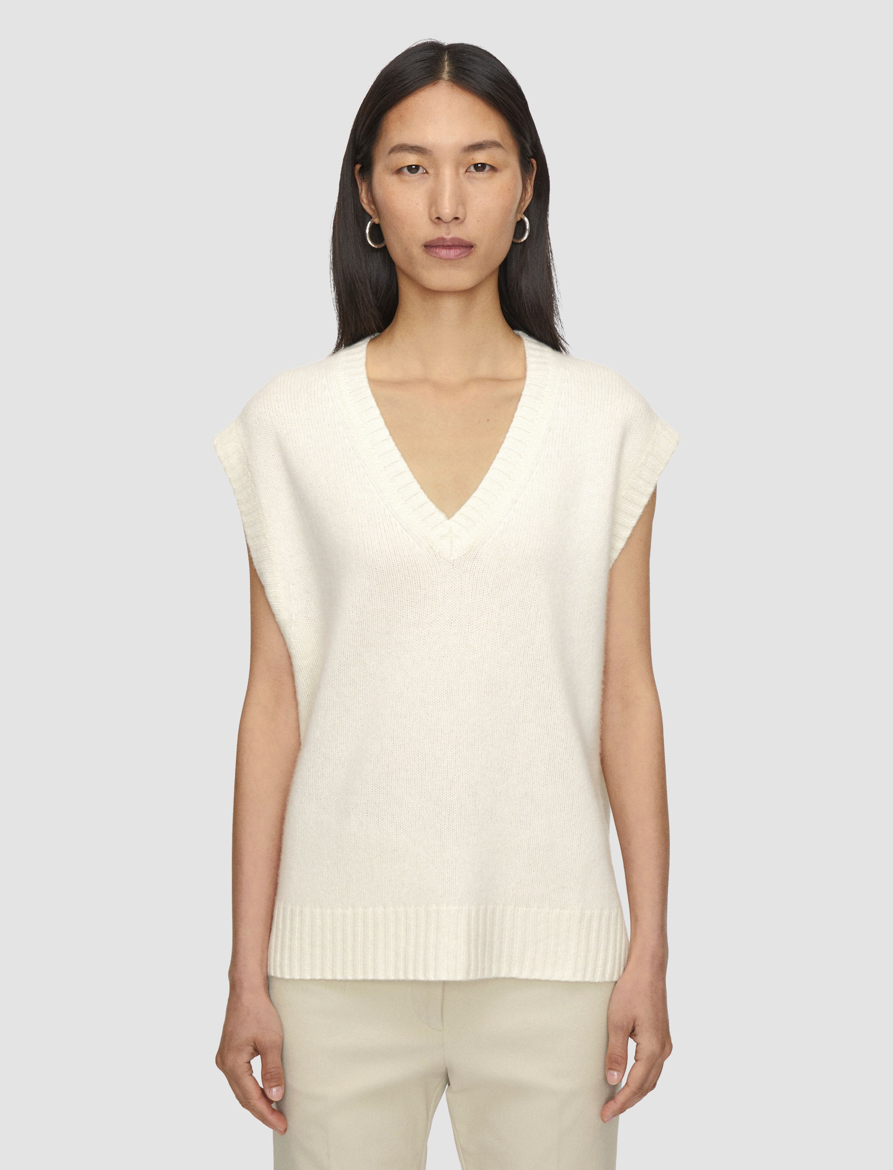 Open Cashmere Vest - 3
