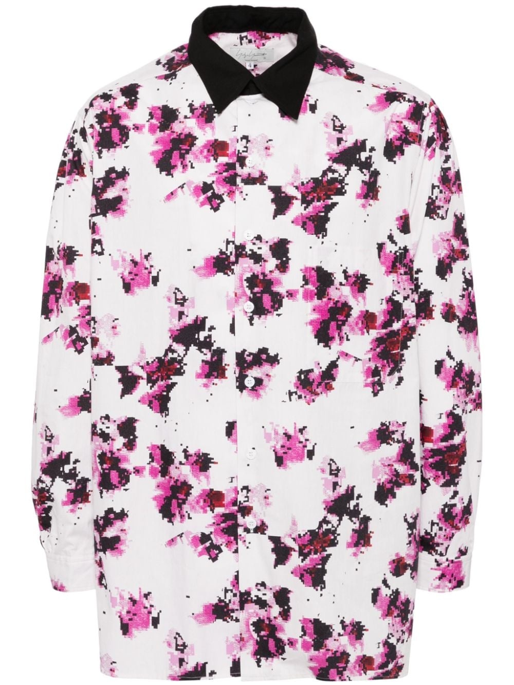 khadi flower printed shirt - 1