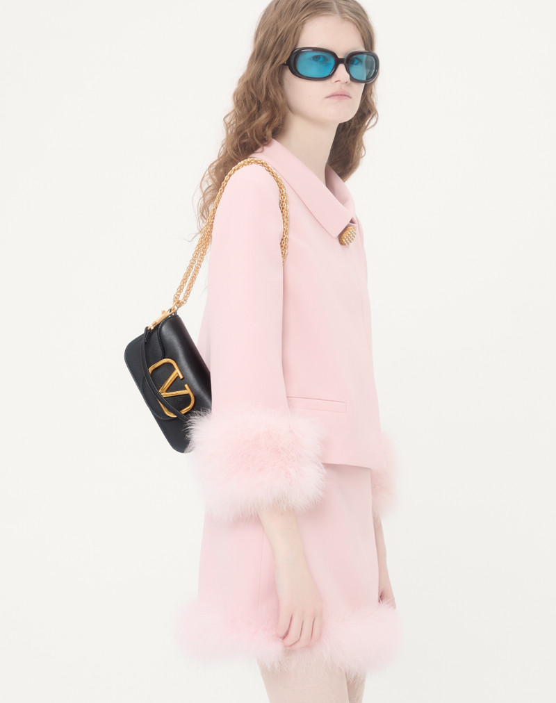 VALENTINO GARAVANI LOCÒ SMALL SHOULDER BAG IN CALFSKIN 7