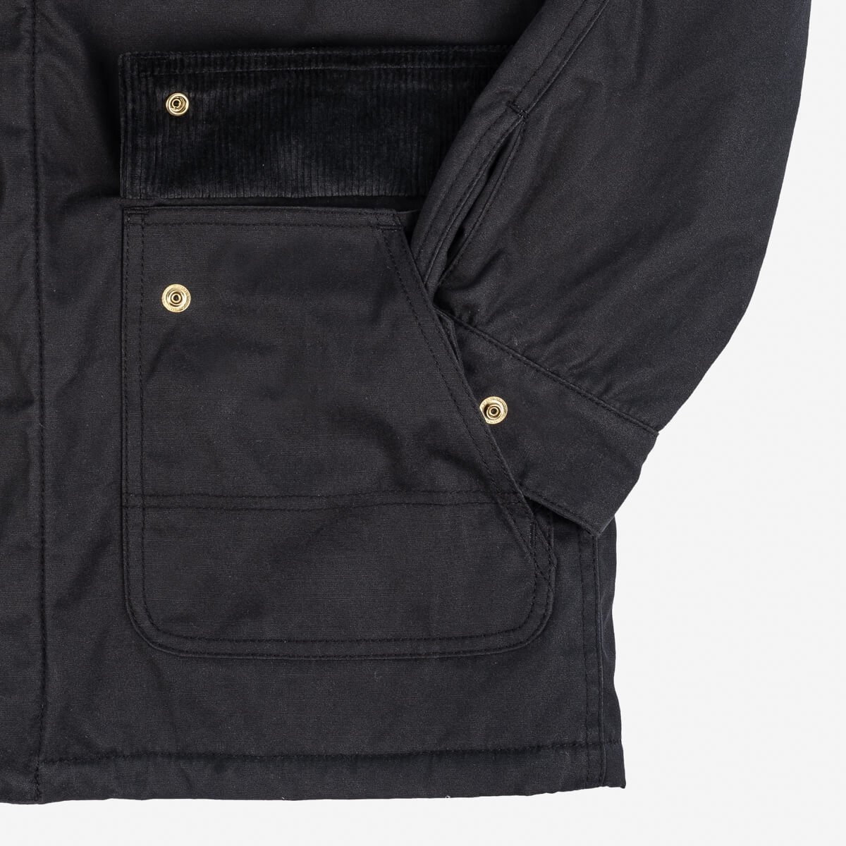 7oz Oiled Cotton Chore Jacket - Black - 16