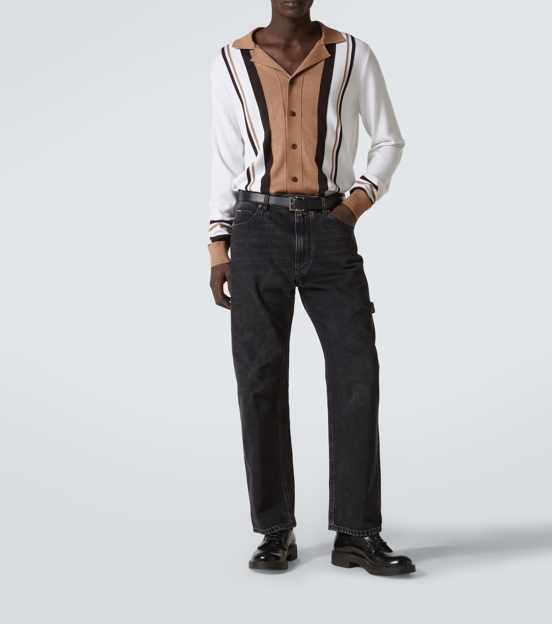 Mid-rise straight jeans - 2