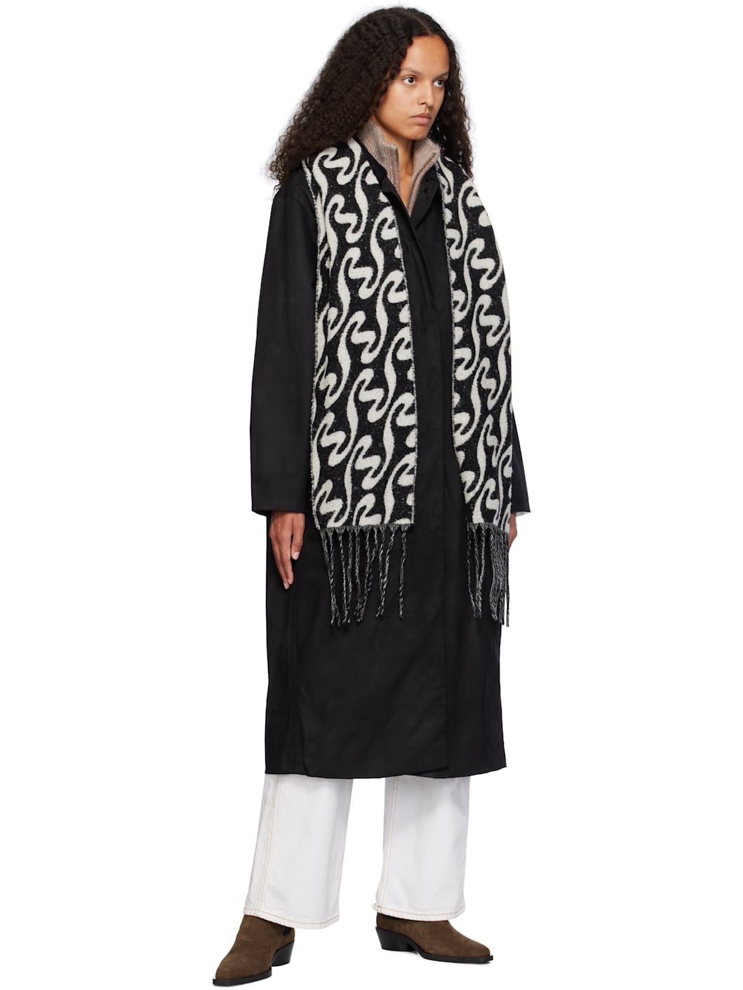 Black & White Bambino XS Scarf - 3