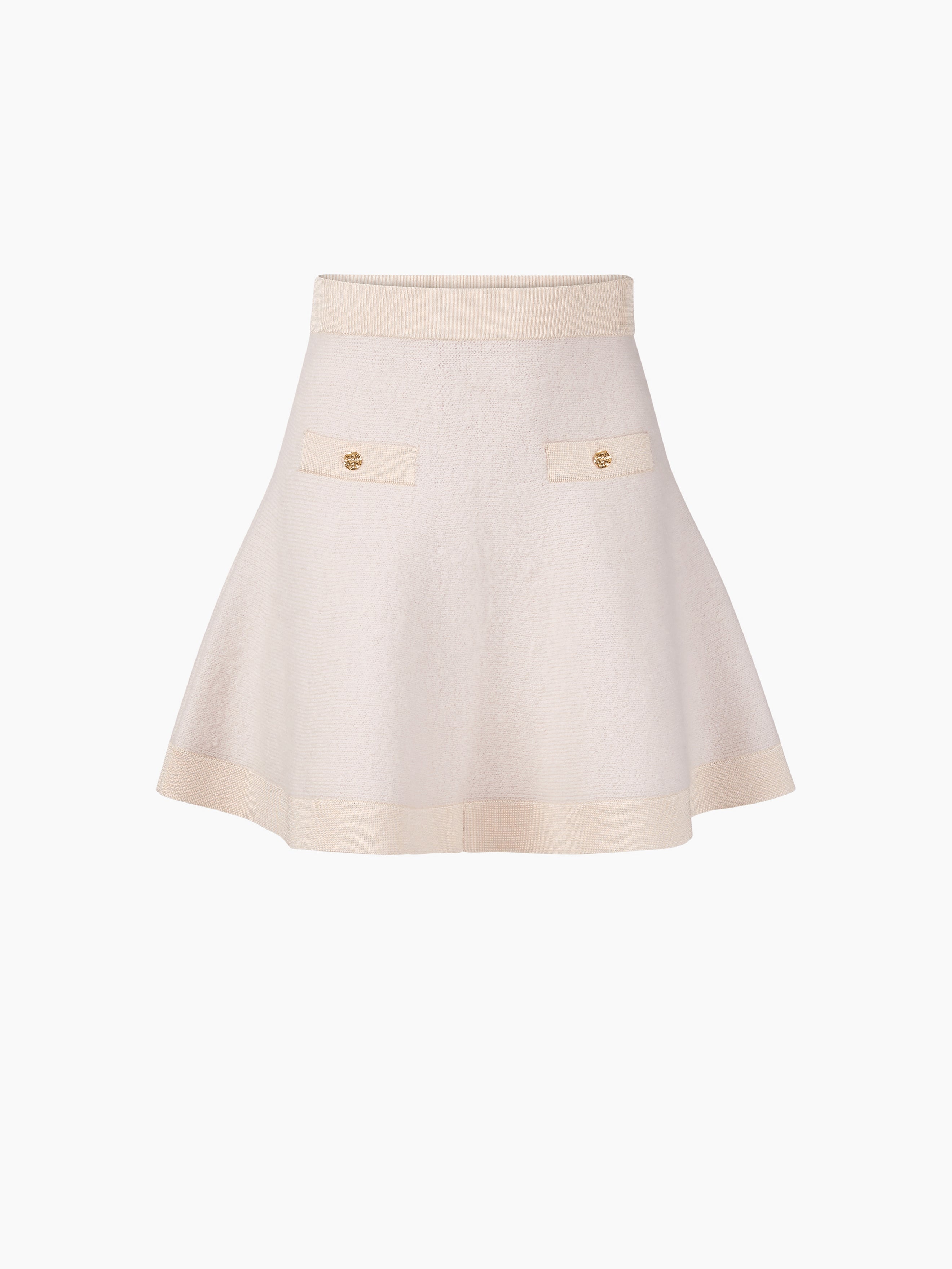 MOHAIR MINI FLARED SKIRT - 5