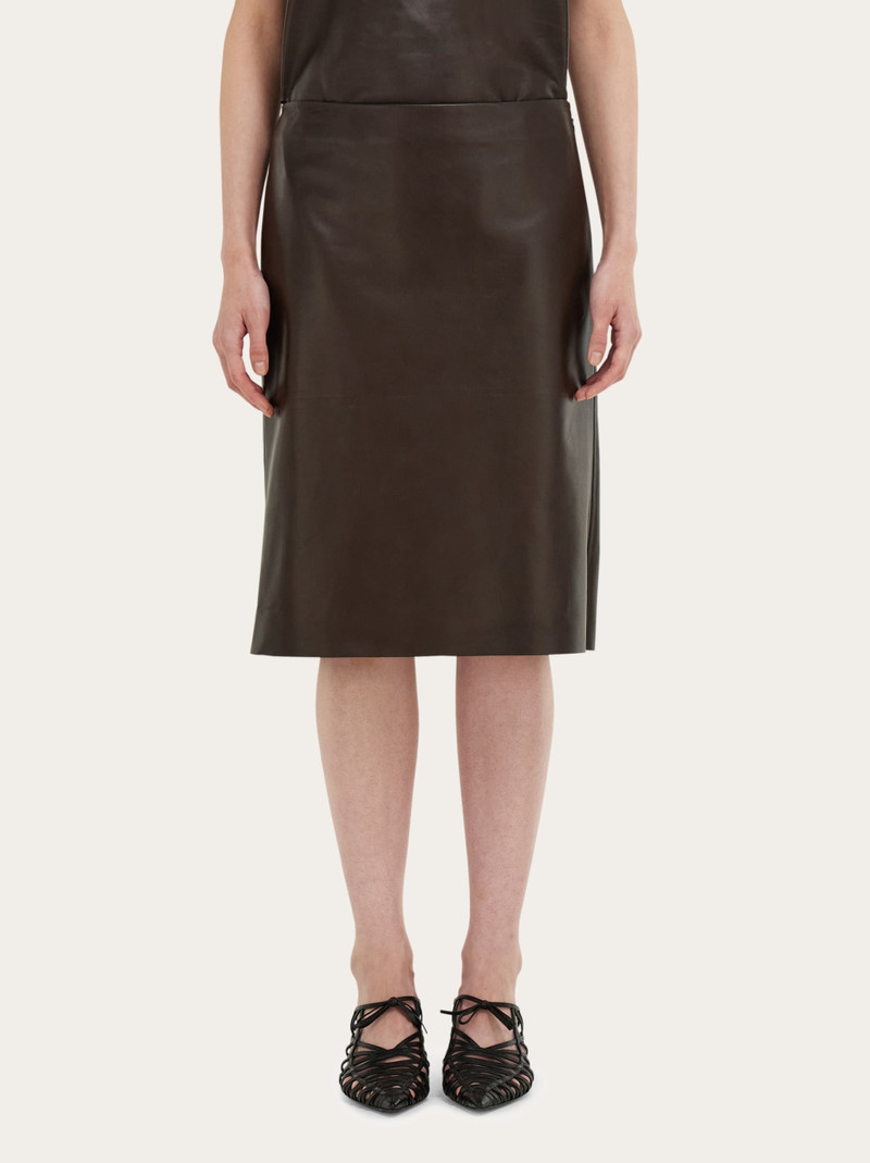 FERRAGAMO Nappa pencil skirt outlook