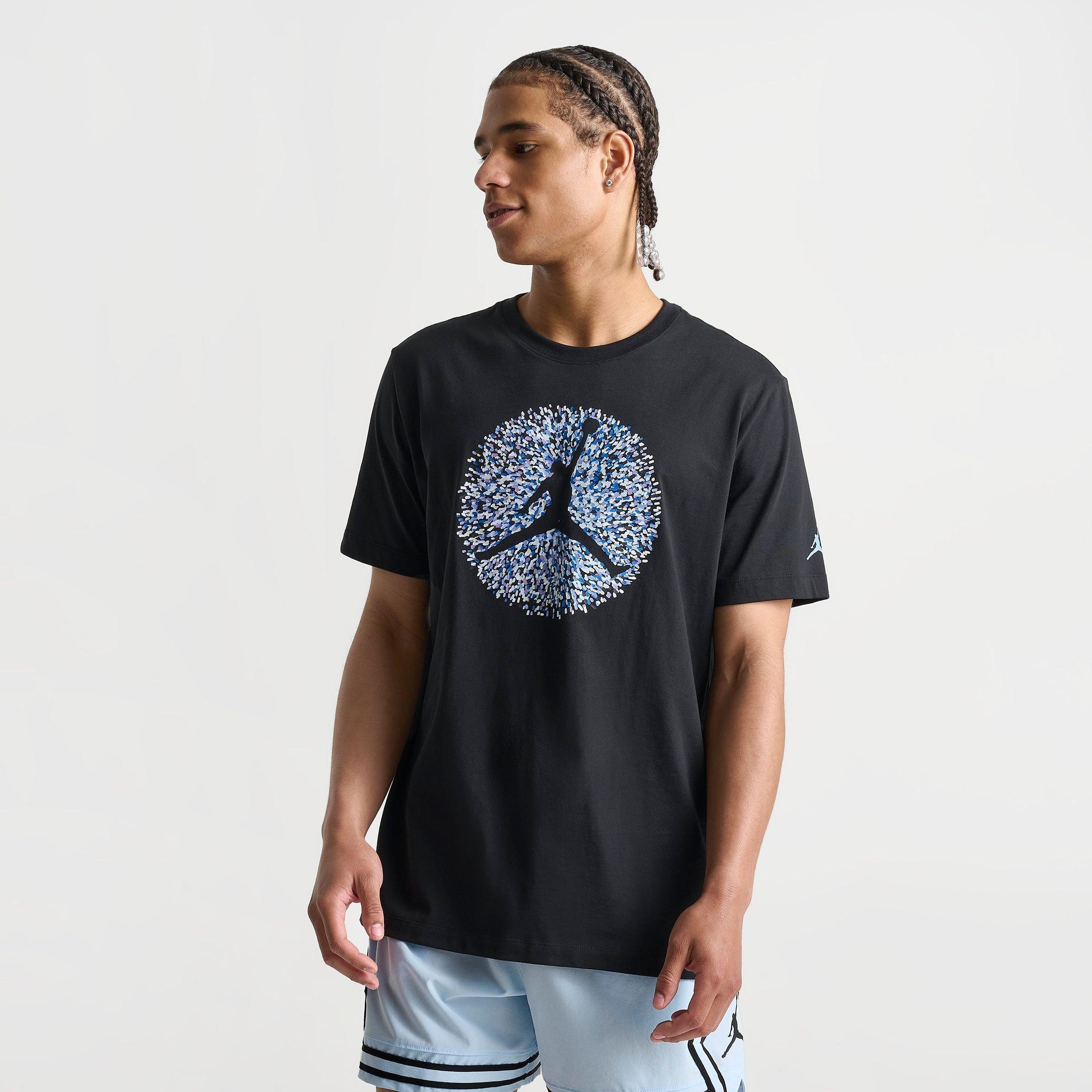 MEN'S JORDAN FLIGHT ESSENTIALS POINTILLISM LOGO GRAPHIC T-SHIRT - 3