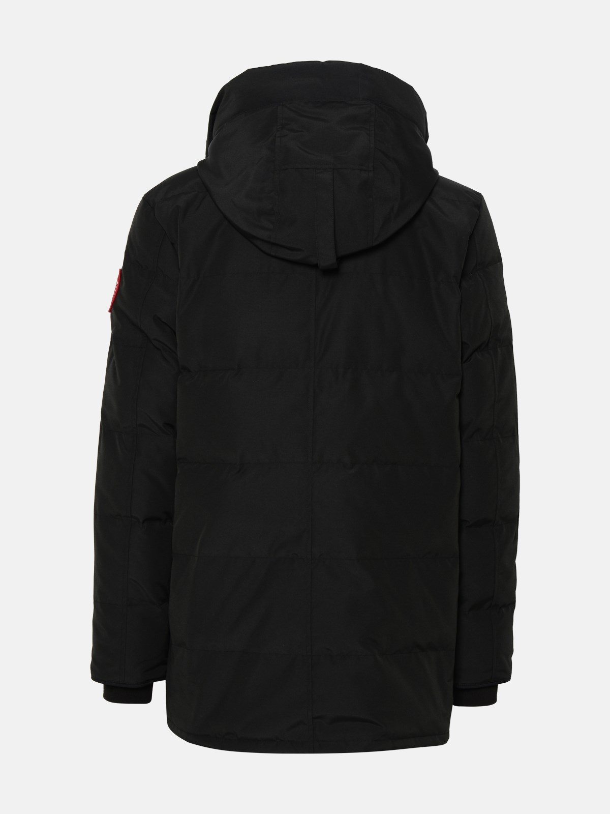 'CARSON' BLACK COTTON BLEND PARKA - 3