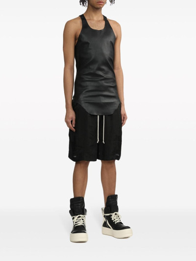 Rick Owens leather tank top outlook