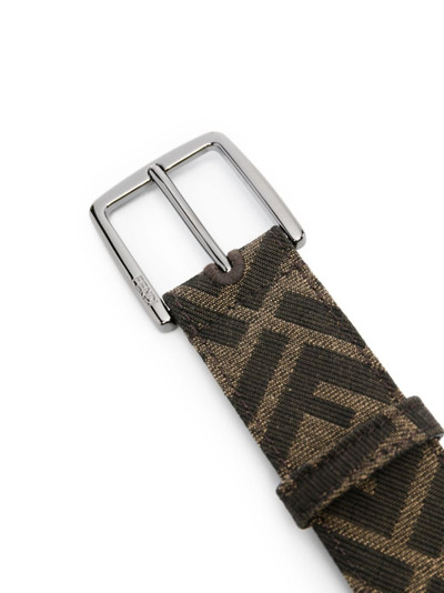 FENDI FF-pattern leather belt outlook