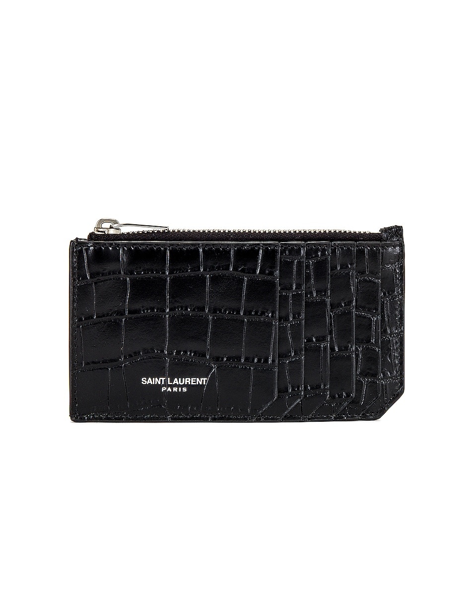 Zipped Fragments Credit Card Case - 1