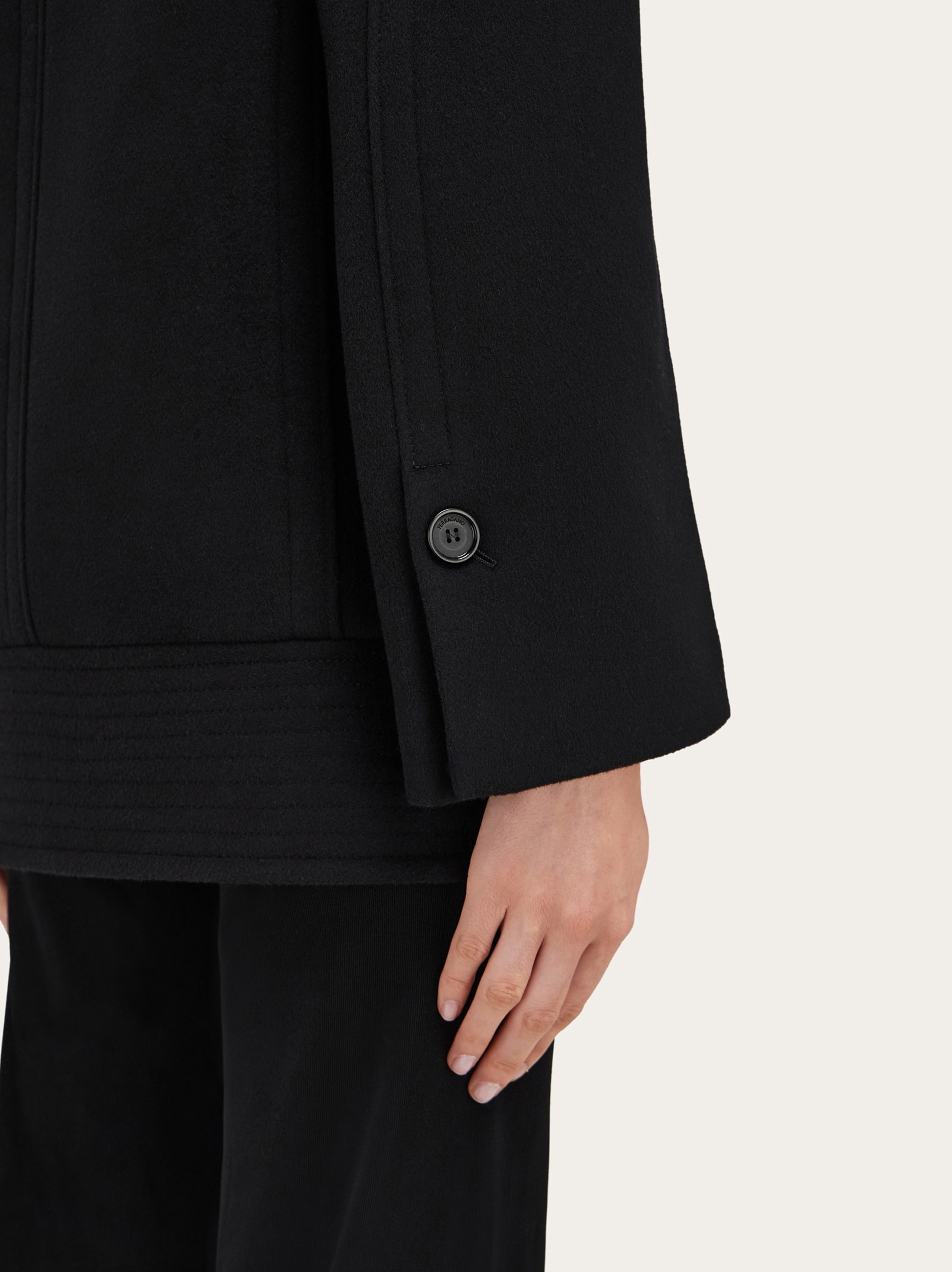 Wool and cashmere peacoat - 6