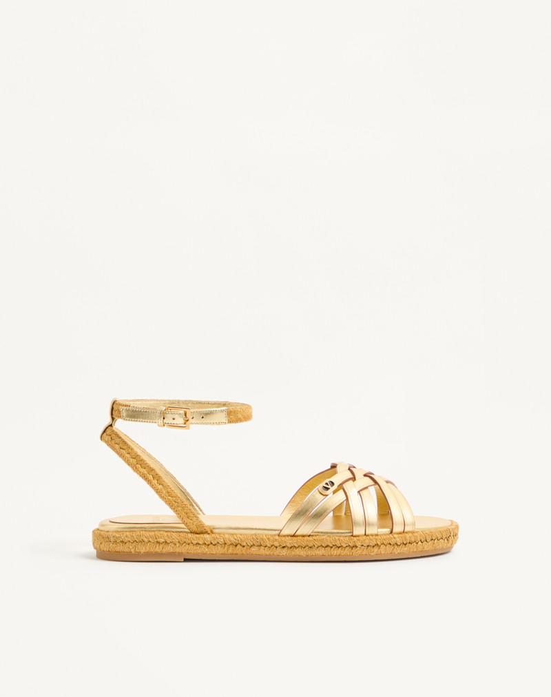 BRIBRI LAMINATED CALFSKIN SANDAL 20MM 1