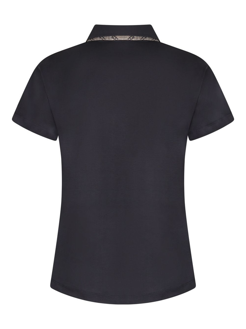 Herno short sleeve polo top outlook