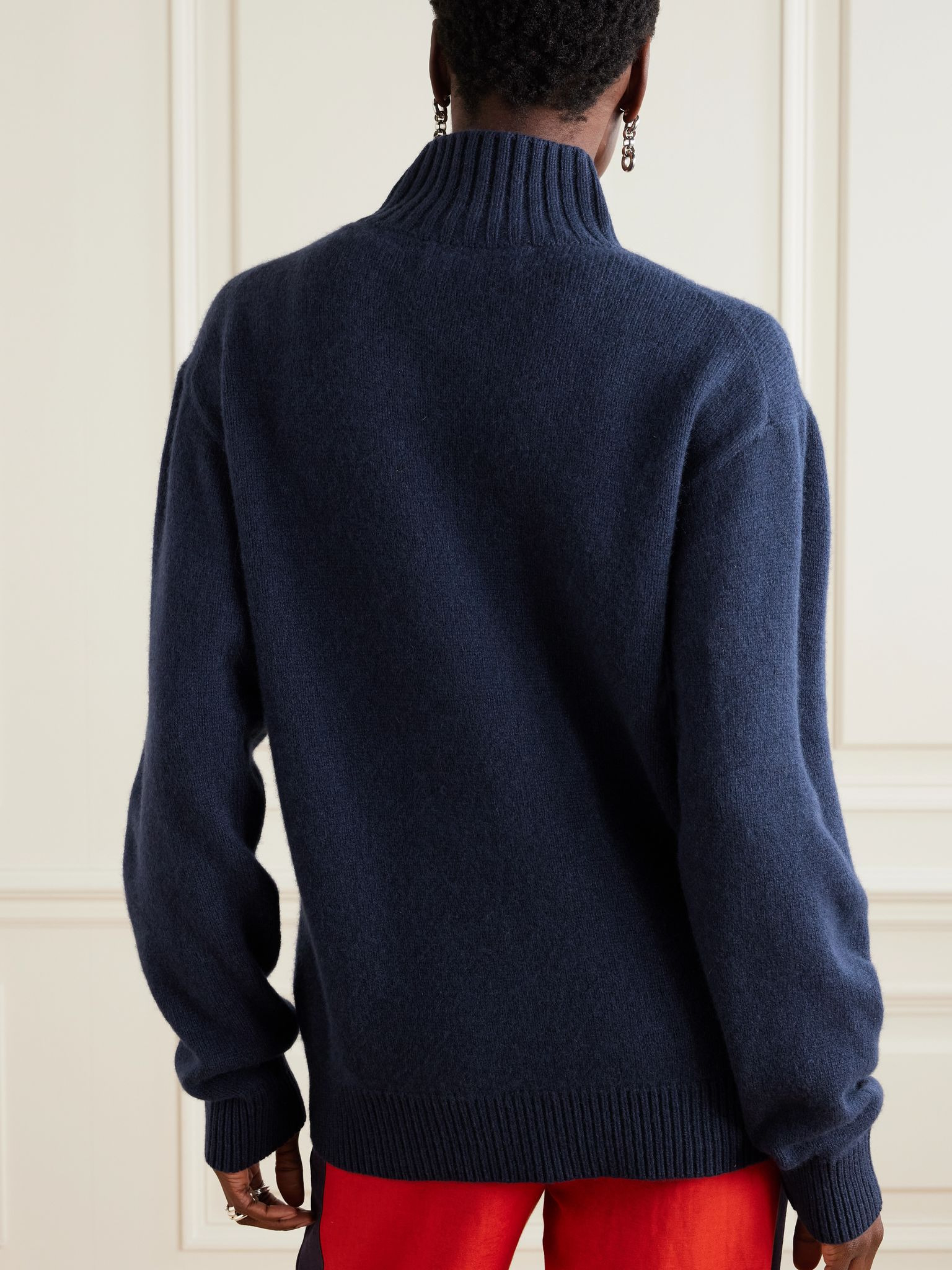 Cashmere turtleneck sweater Blue - 3