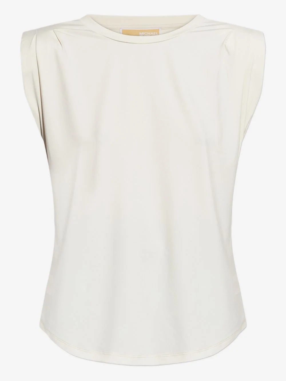 crew neck sleeveless top - 1