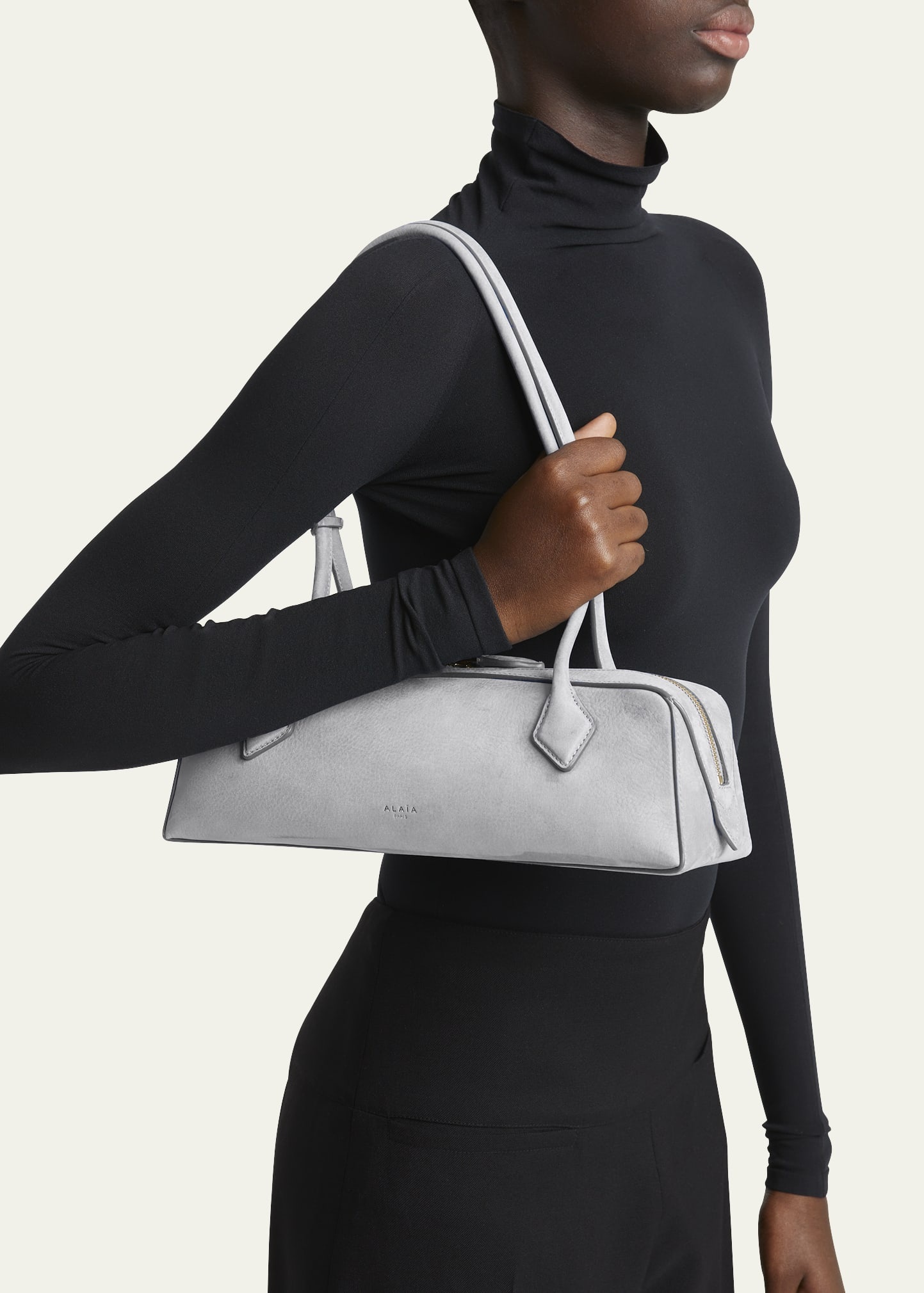 Le Teckel Medium Suede Shoulder Bag - 2