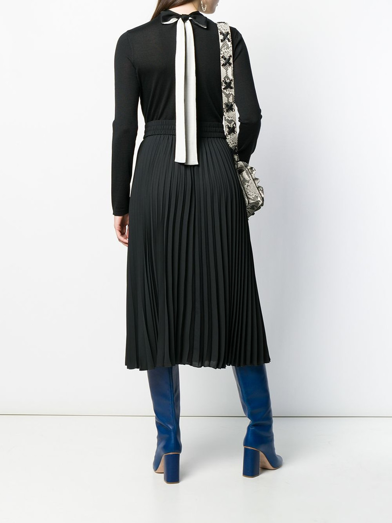 REDValentino ribbed high neck jumper outlook