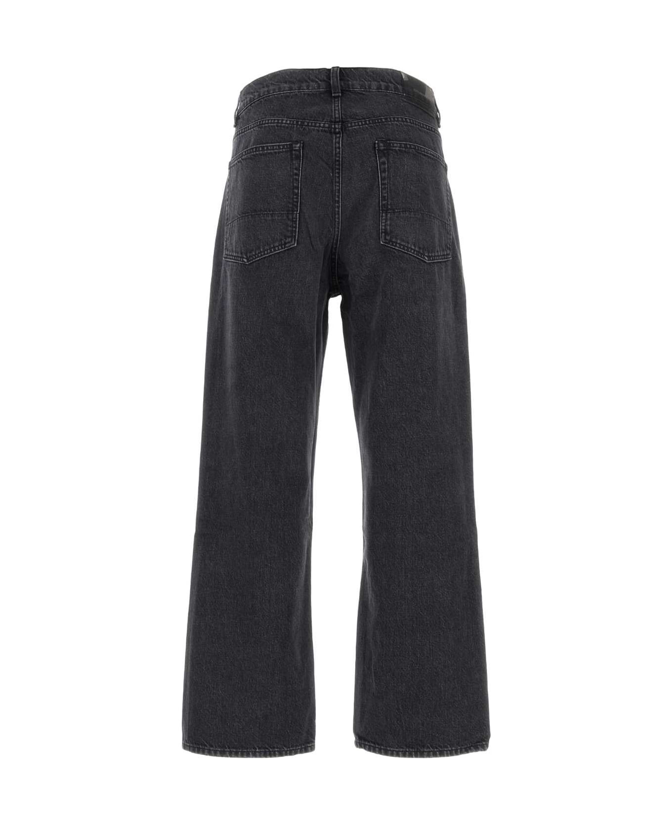 Dark Grey Denim Jeans - 2
