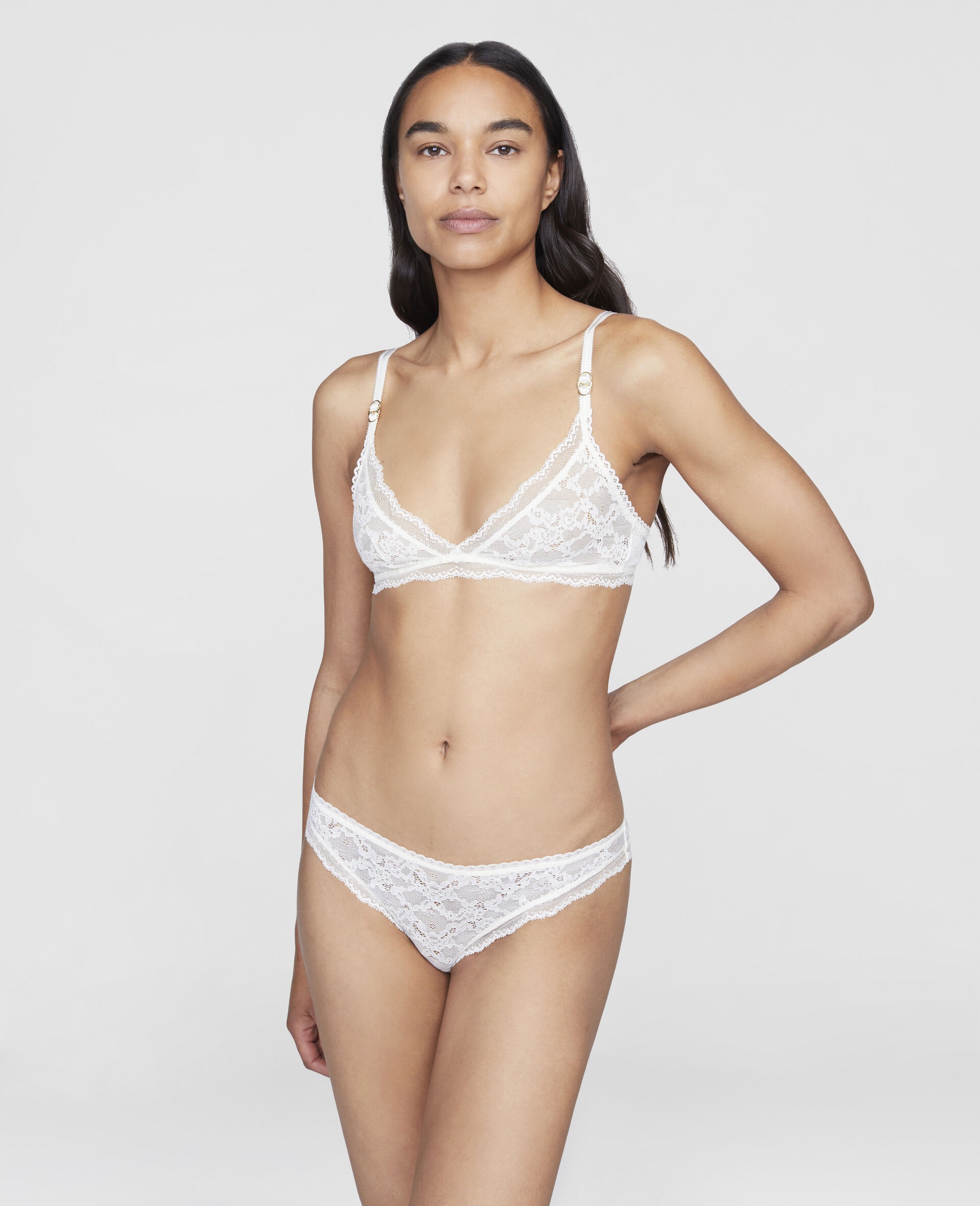Mila Shimmering Soft Cup Triangle Bra - 2