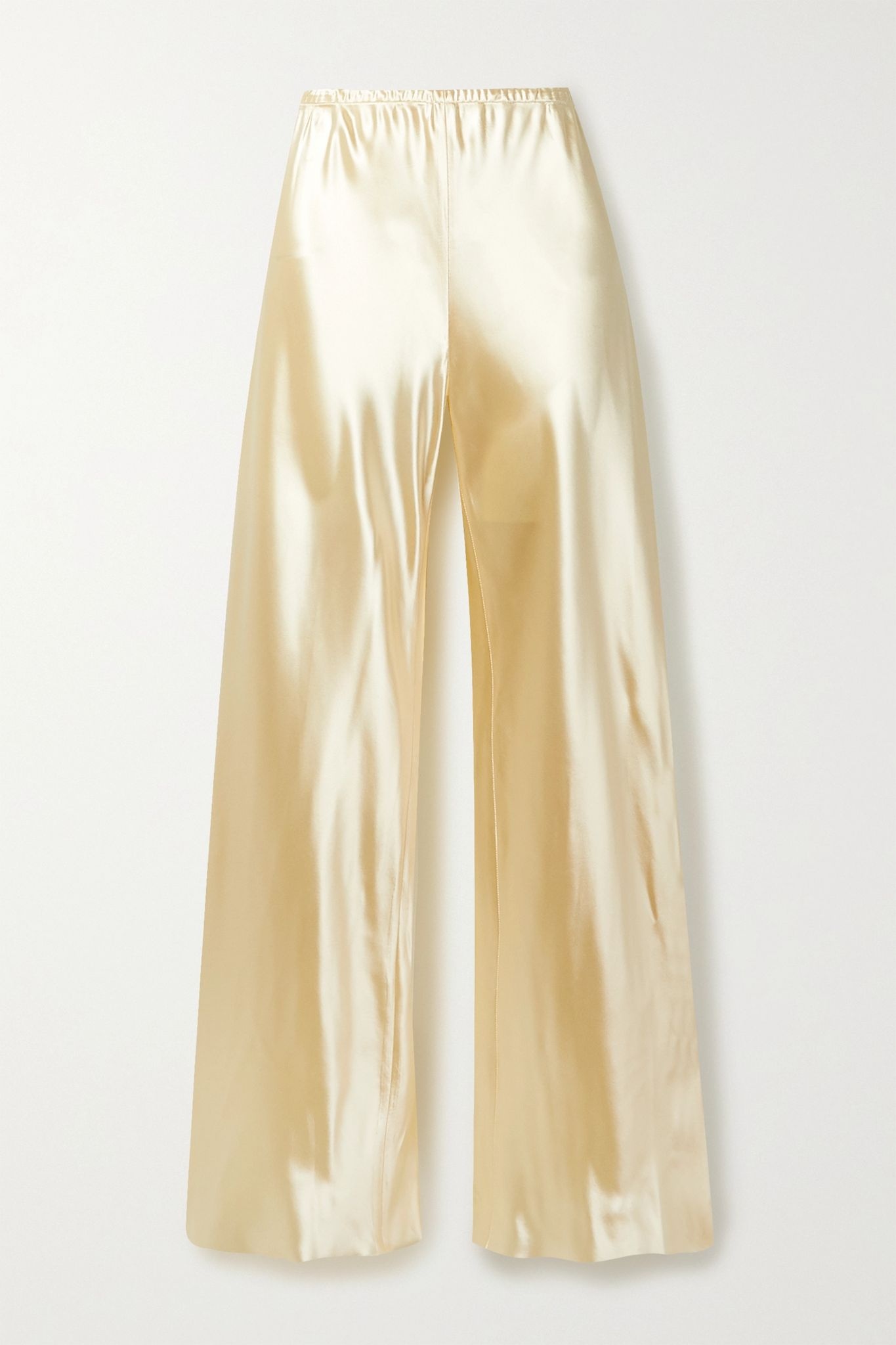 Gala satin wide-leg pants - 1