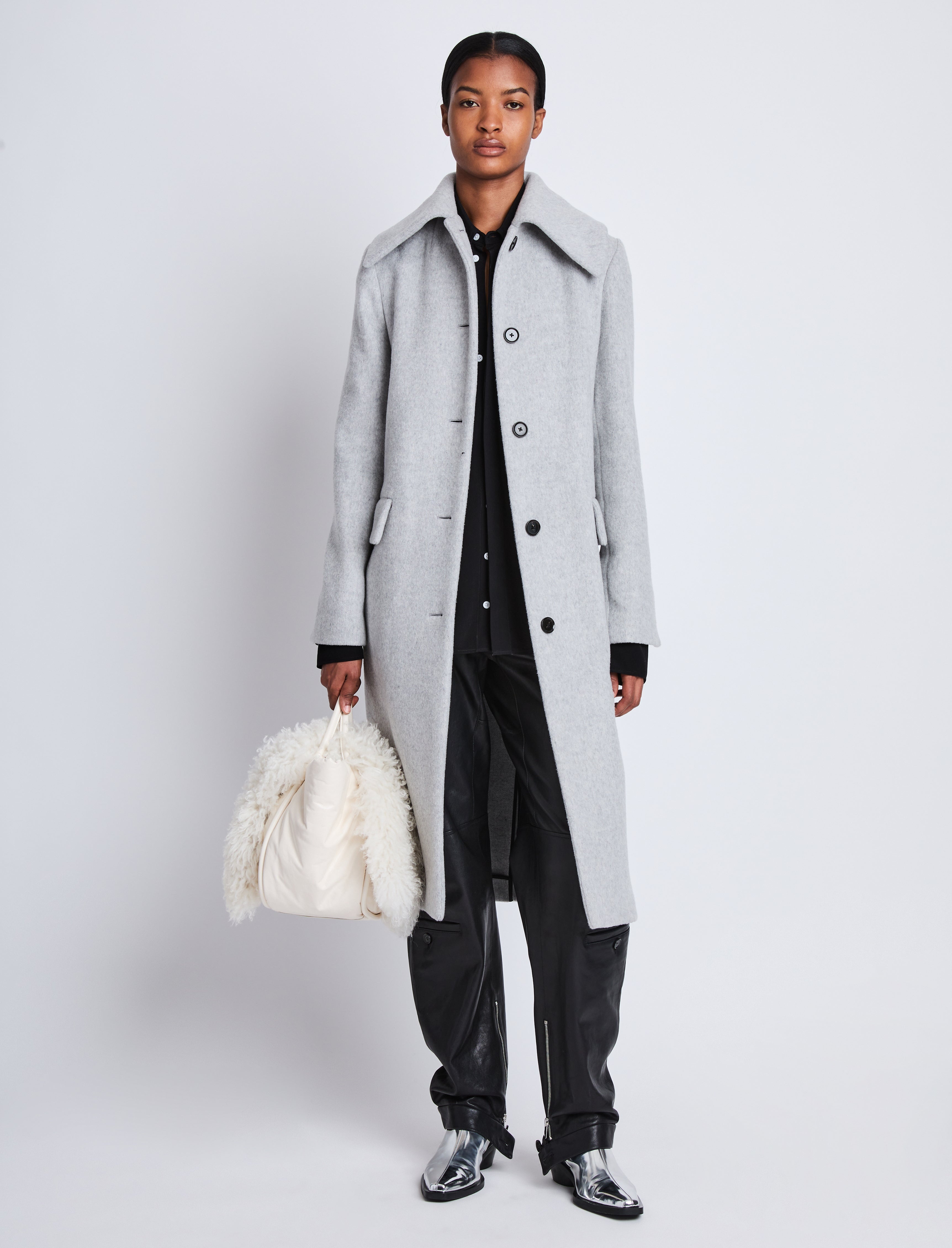 Louise Coat in Wool Cashmere - 2