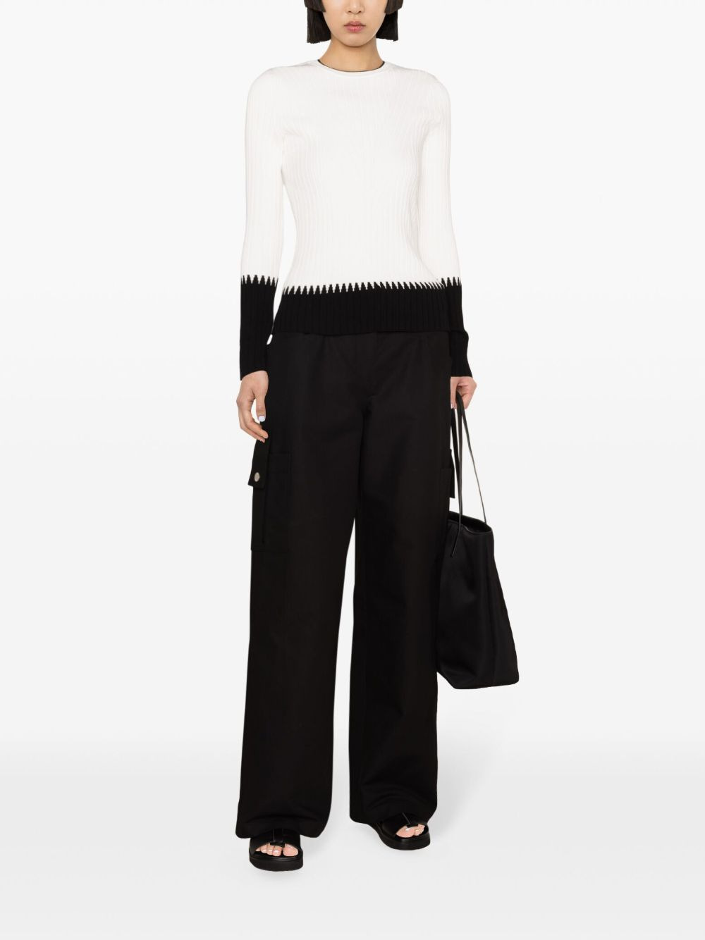 Fedrina ribbed-knit top - 2