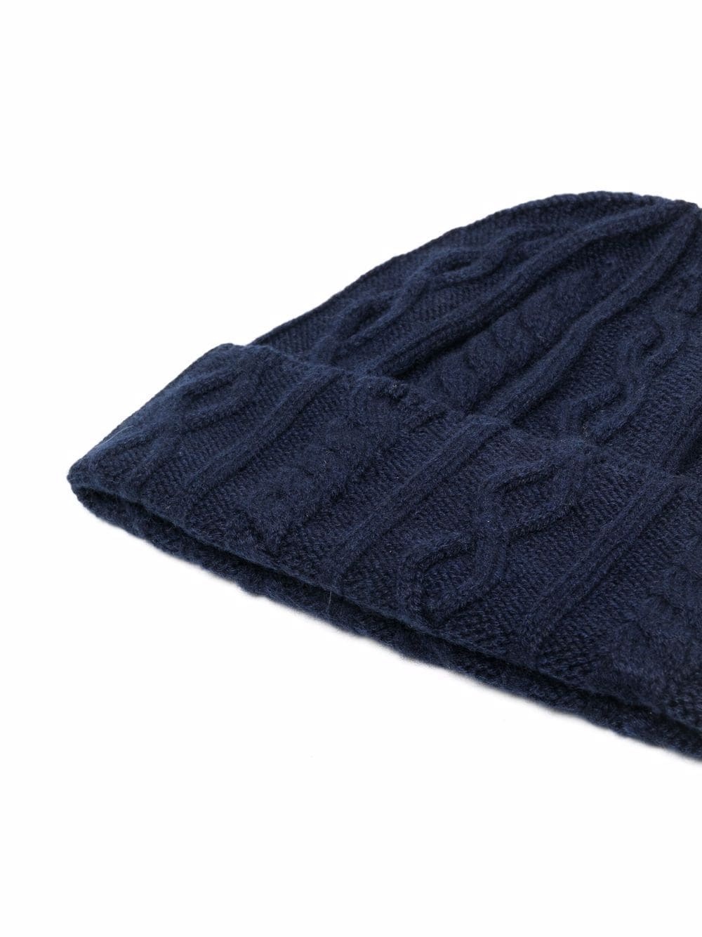 cable-knit cashmere beanie - 2