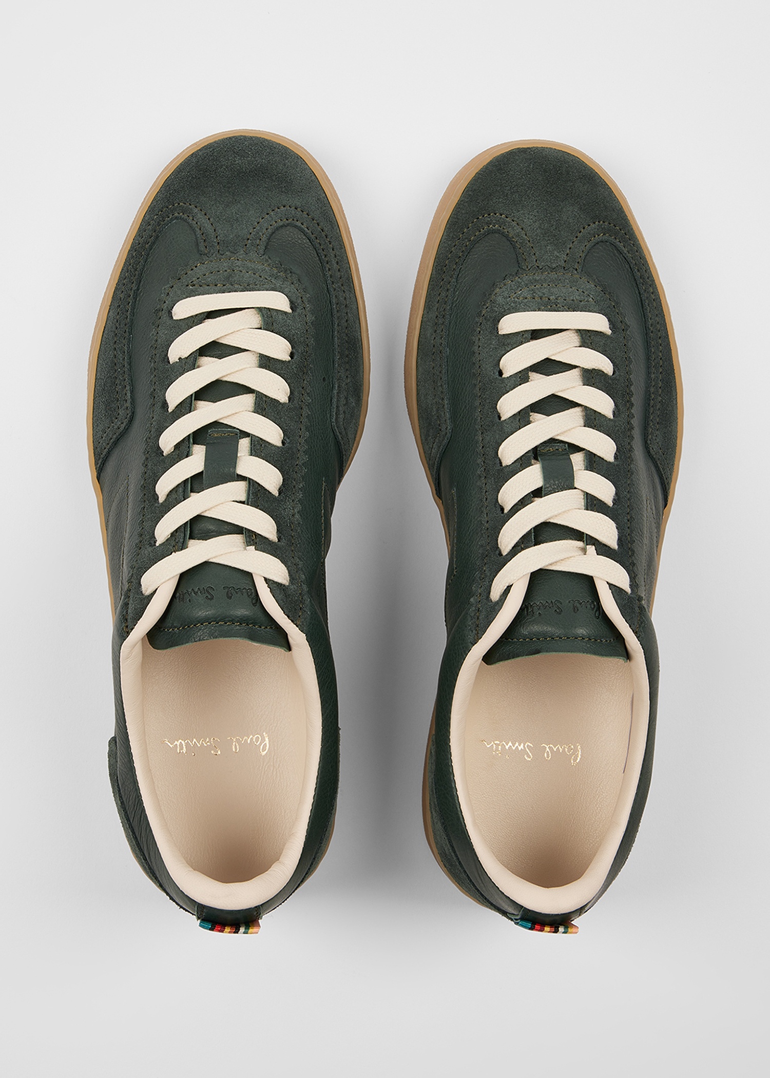 Women's Bottle Green 'Imola' Trainers - 3