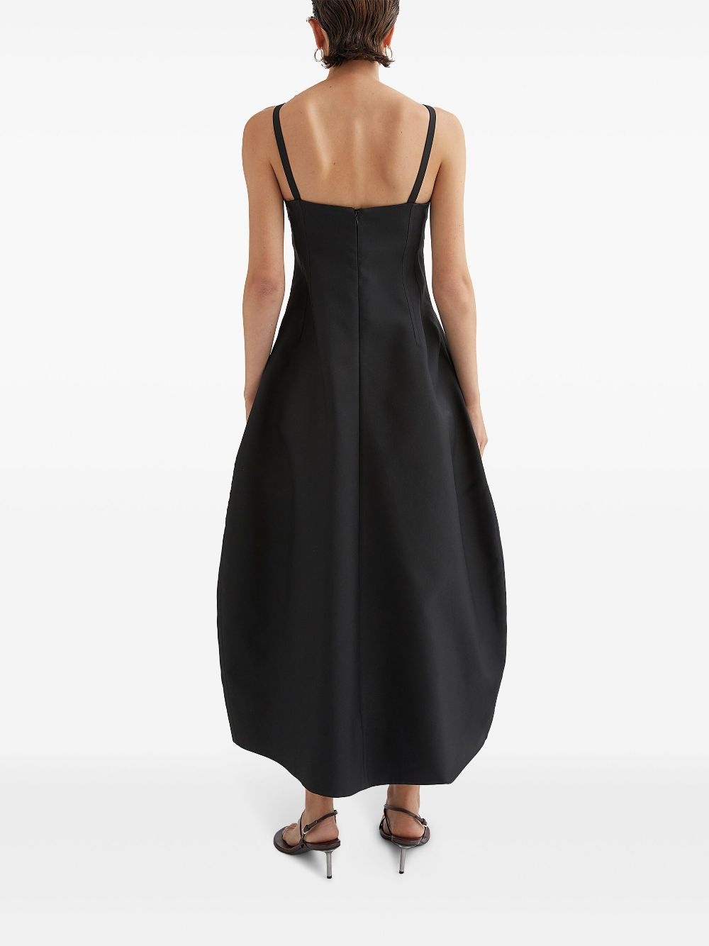bustier-style midi dress - 3