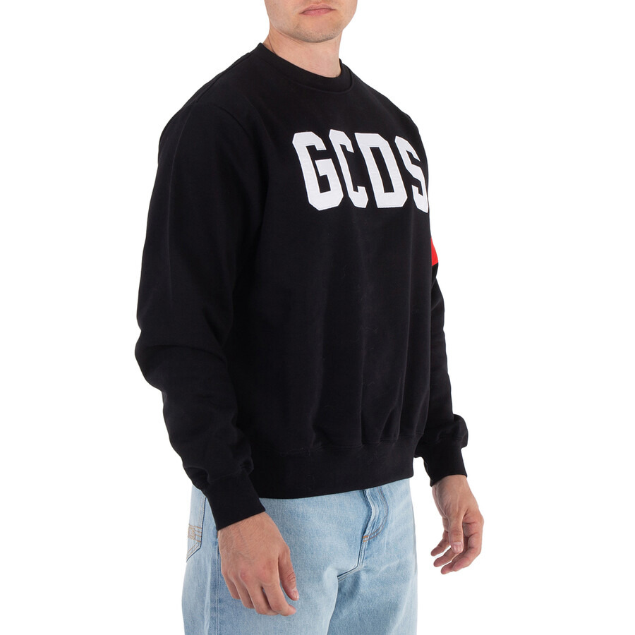 GCDS Logo Crewneck Regular Fit Sweater - 5