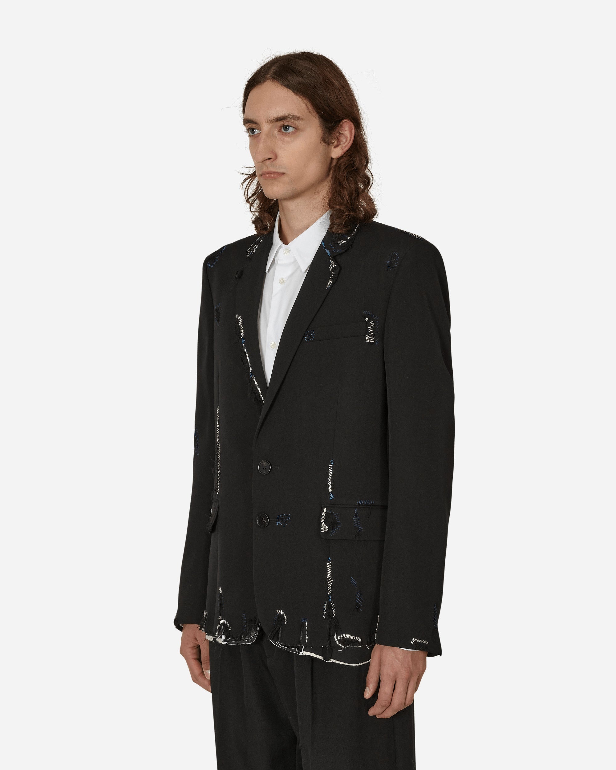 Wool Convertible Blazer Black - 2