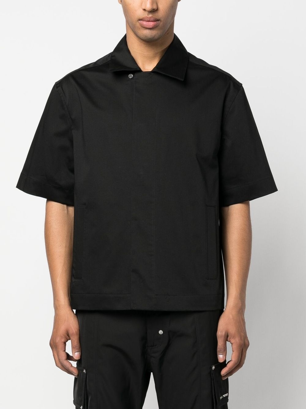 concealed-front fastening shirt - 3