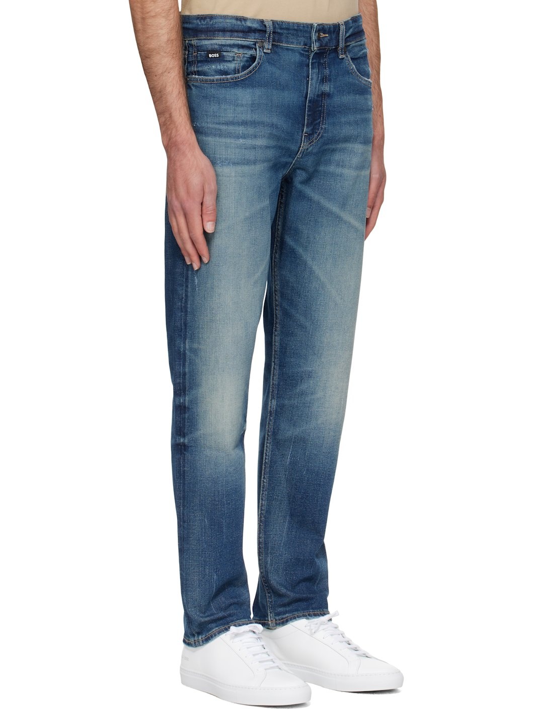 Blue Stretch Jeans - 2