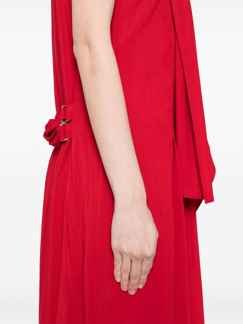Ry Lawn long draped sleeveless dress - 5
