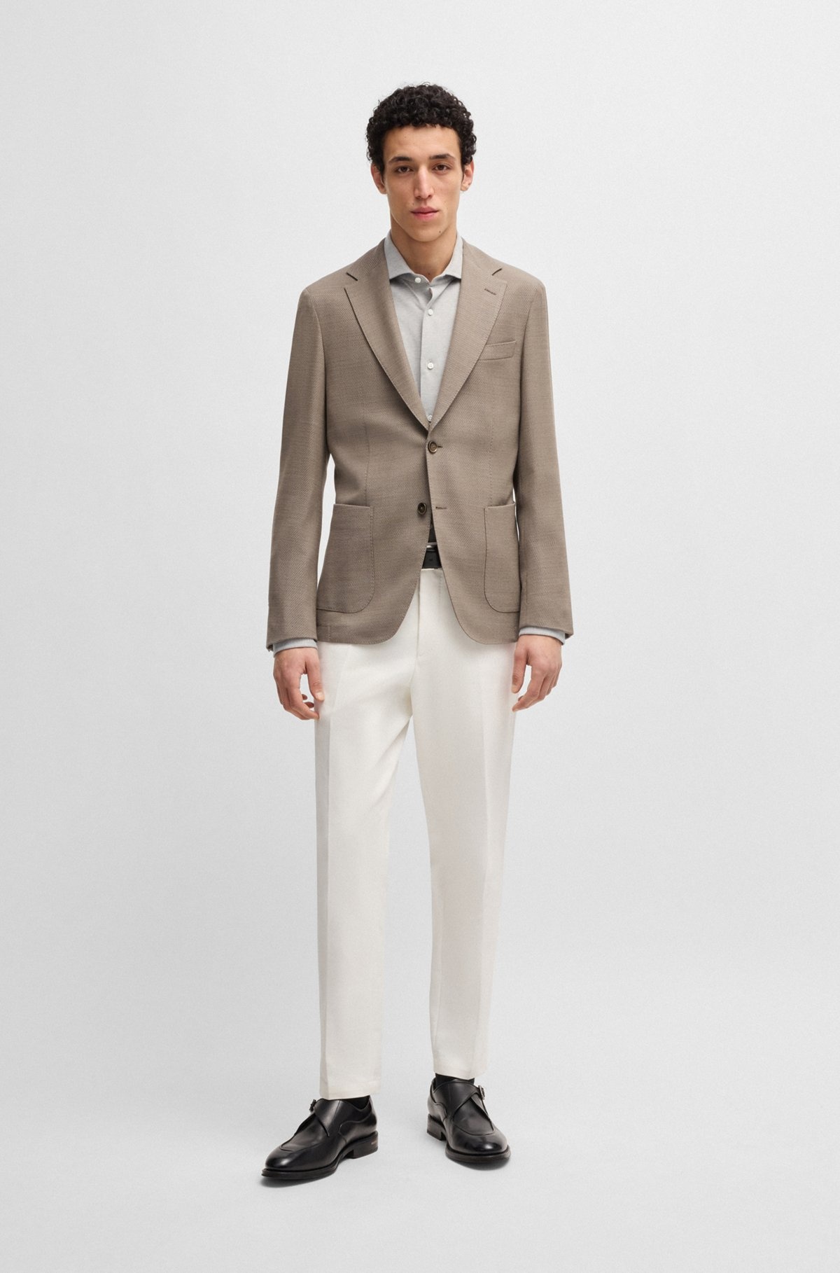 SLIM-FIT SHIRT IN A STRETCH-COTTON - 4