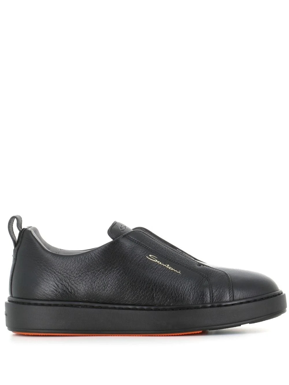 slip-on leather sneakers - 1