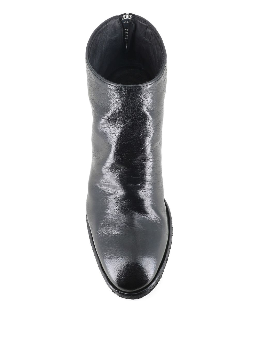 zip-fastening block-heel boots - 3