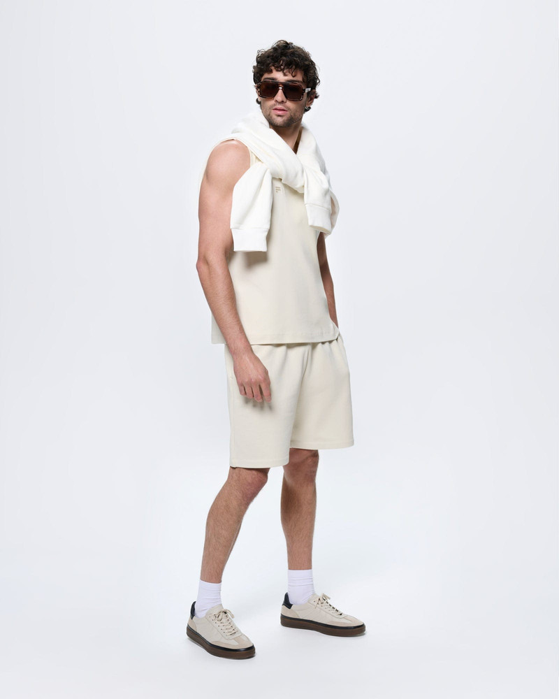 Mens Sleeveless T-Shirt - Bone White 3