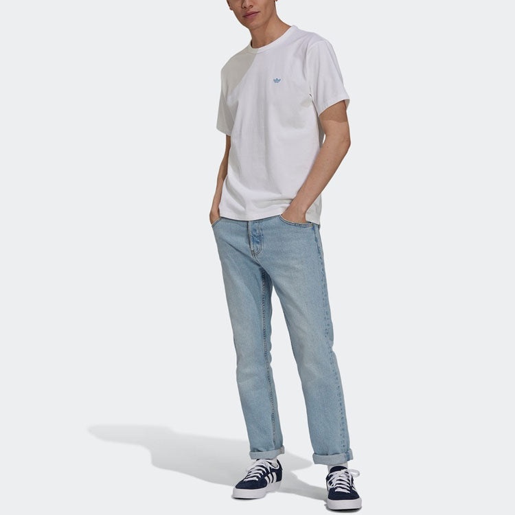 adidas adidas originals Causual Sports Round Collar GS White