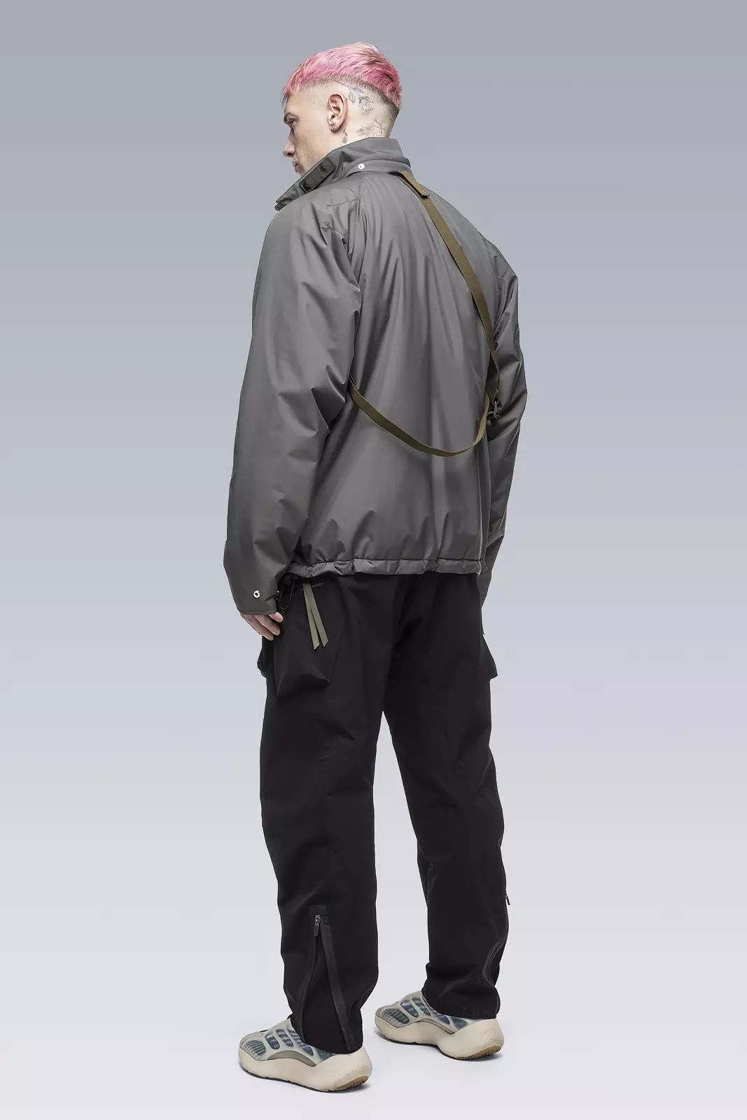 J95-PL Windstopper® PrimaLoft® Modular Liner Jacket Gray - 5