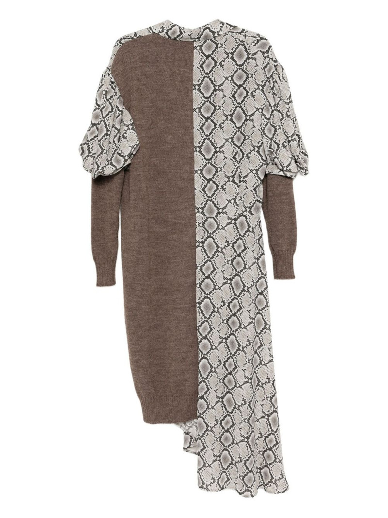 Junya Watanabe all-over graphic print dress outlook