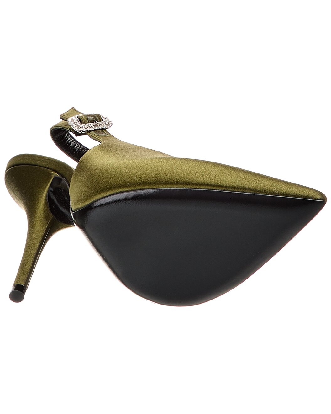 Saint Laurent Yasmeen 115 Satin Slingback Pump - 4