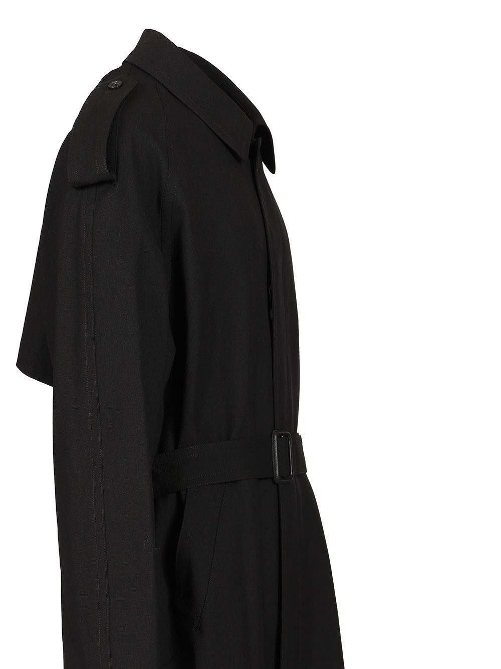 Trench Coat Coats Black - 3