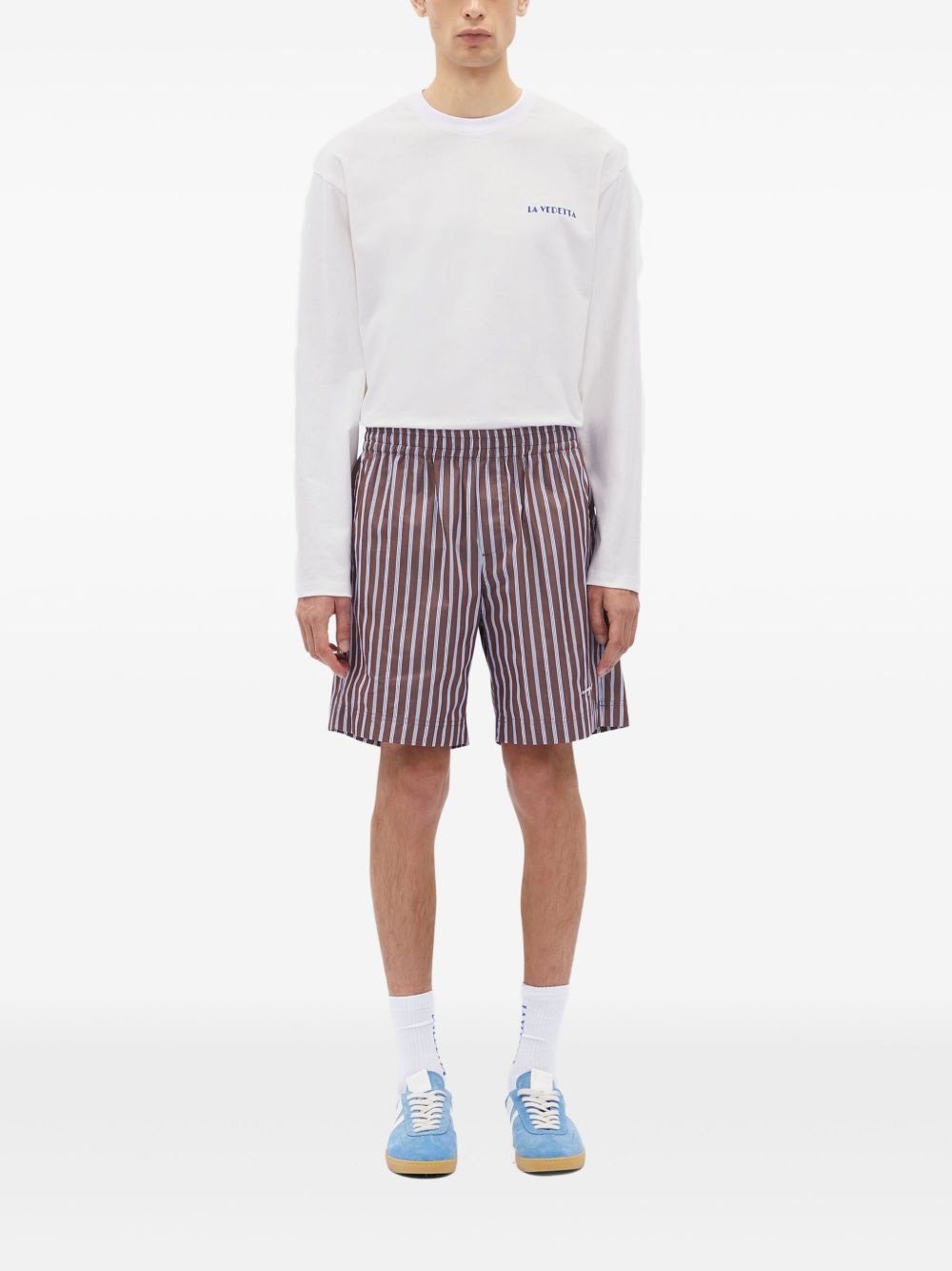 striped shorts - 2