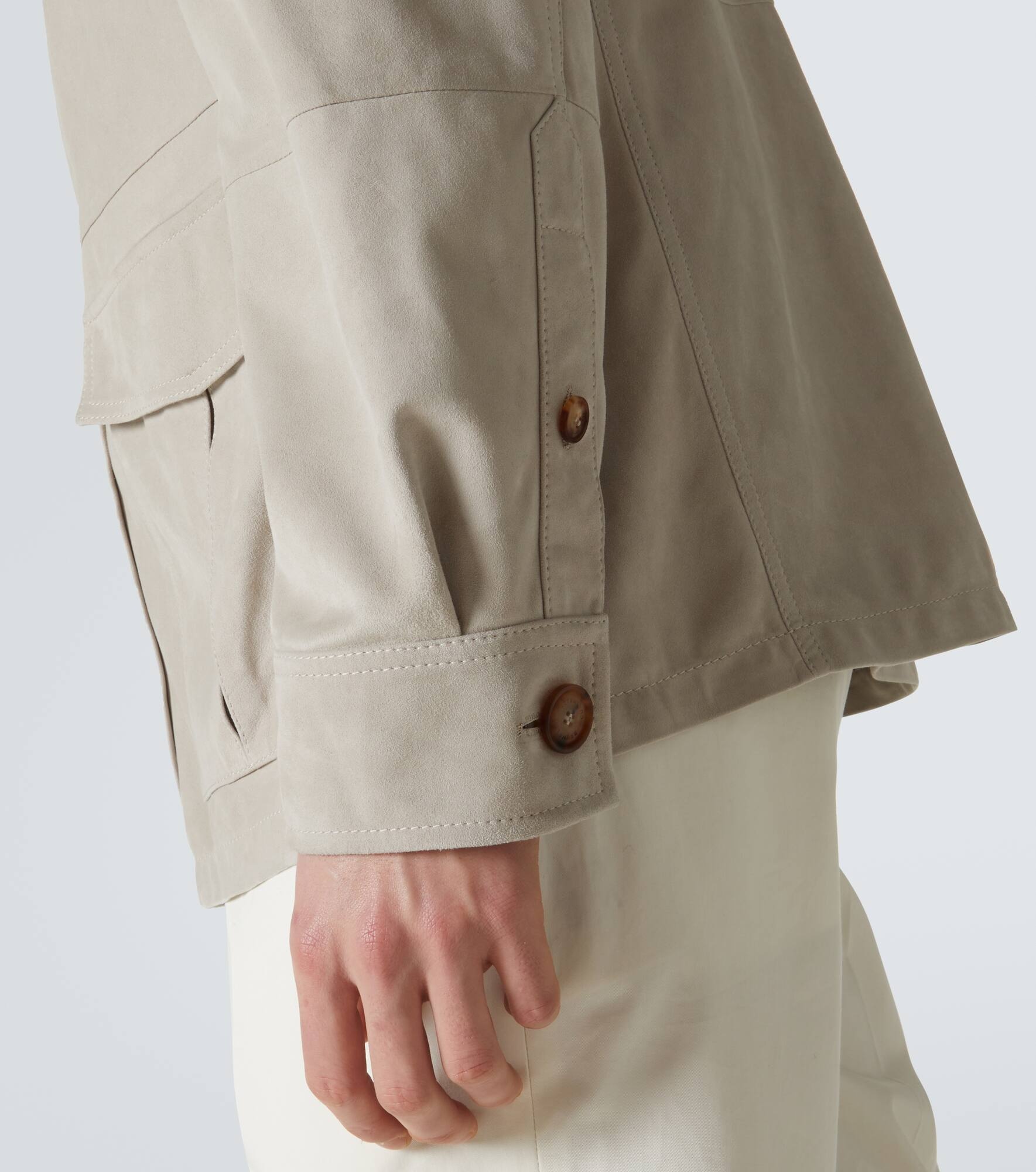Suede overshirt - 7