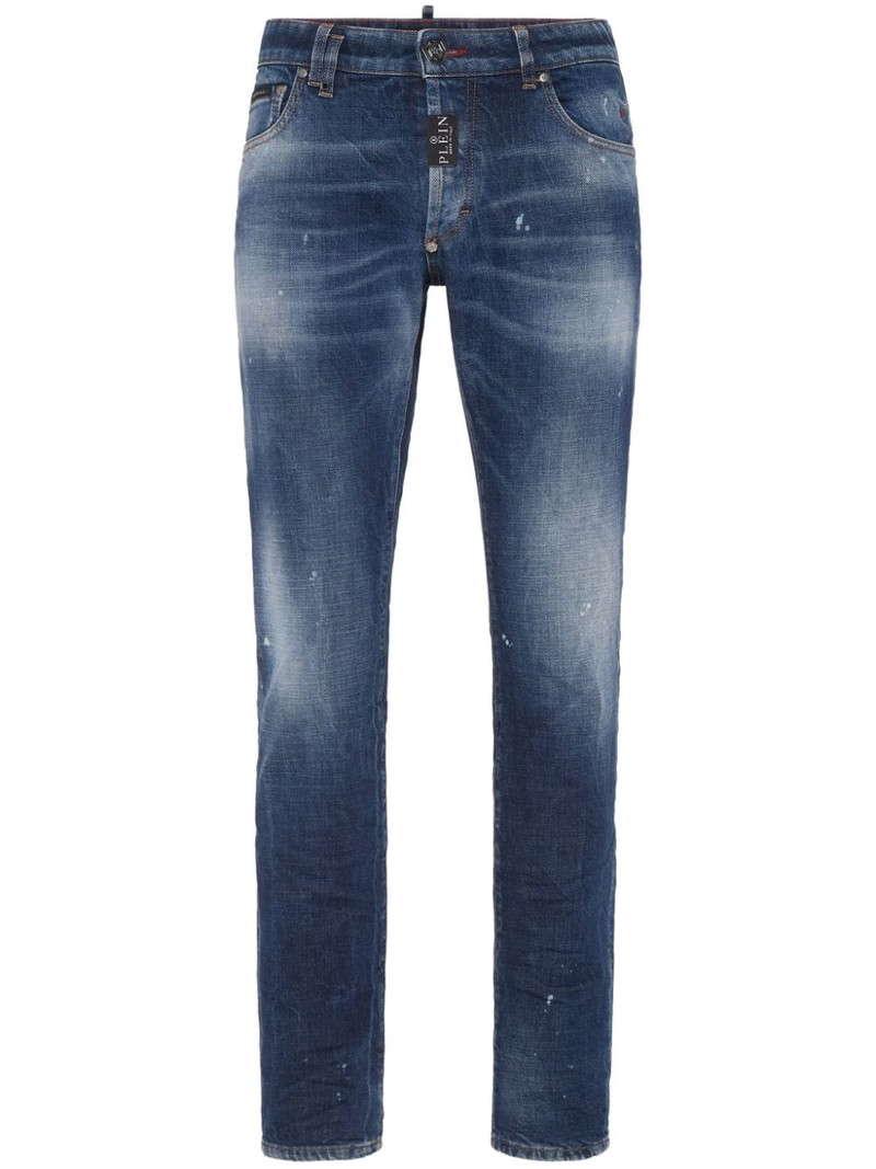 super-straight cut denim jeans 1