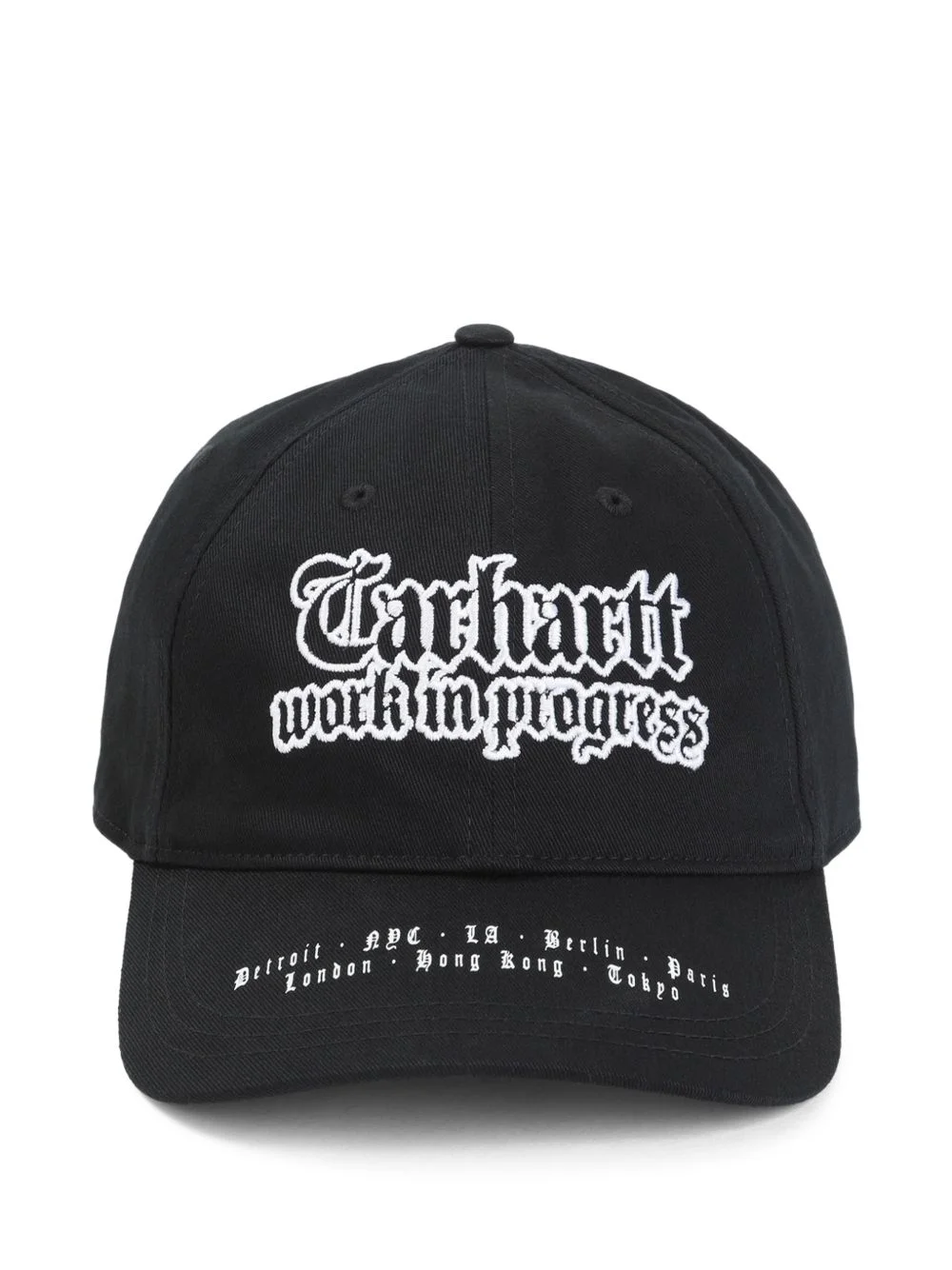 embroidered logo baseball cap - 1